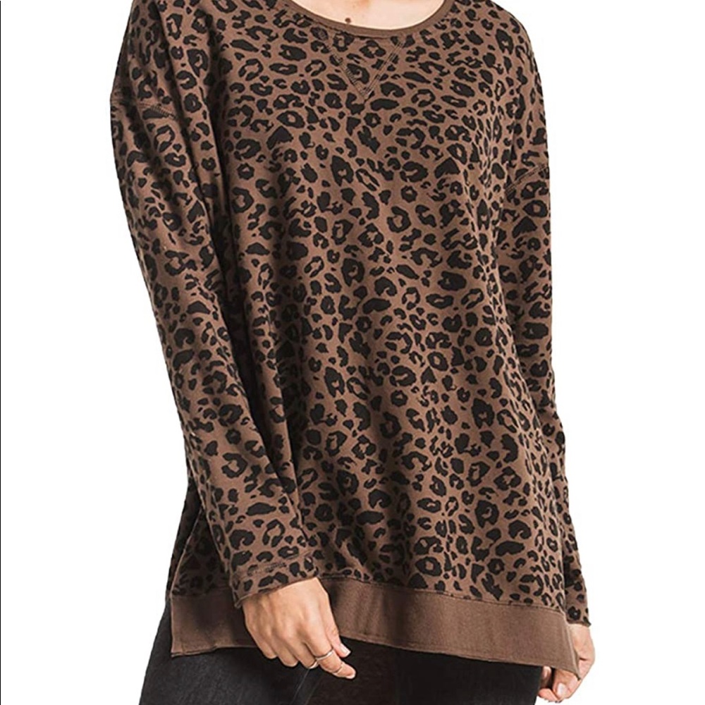Z Supply leopard top. Like new.